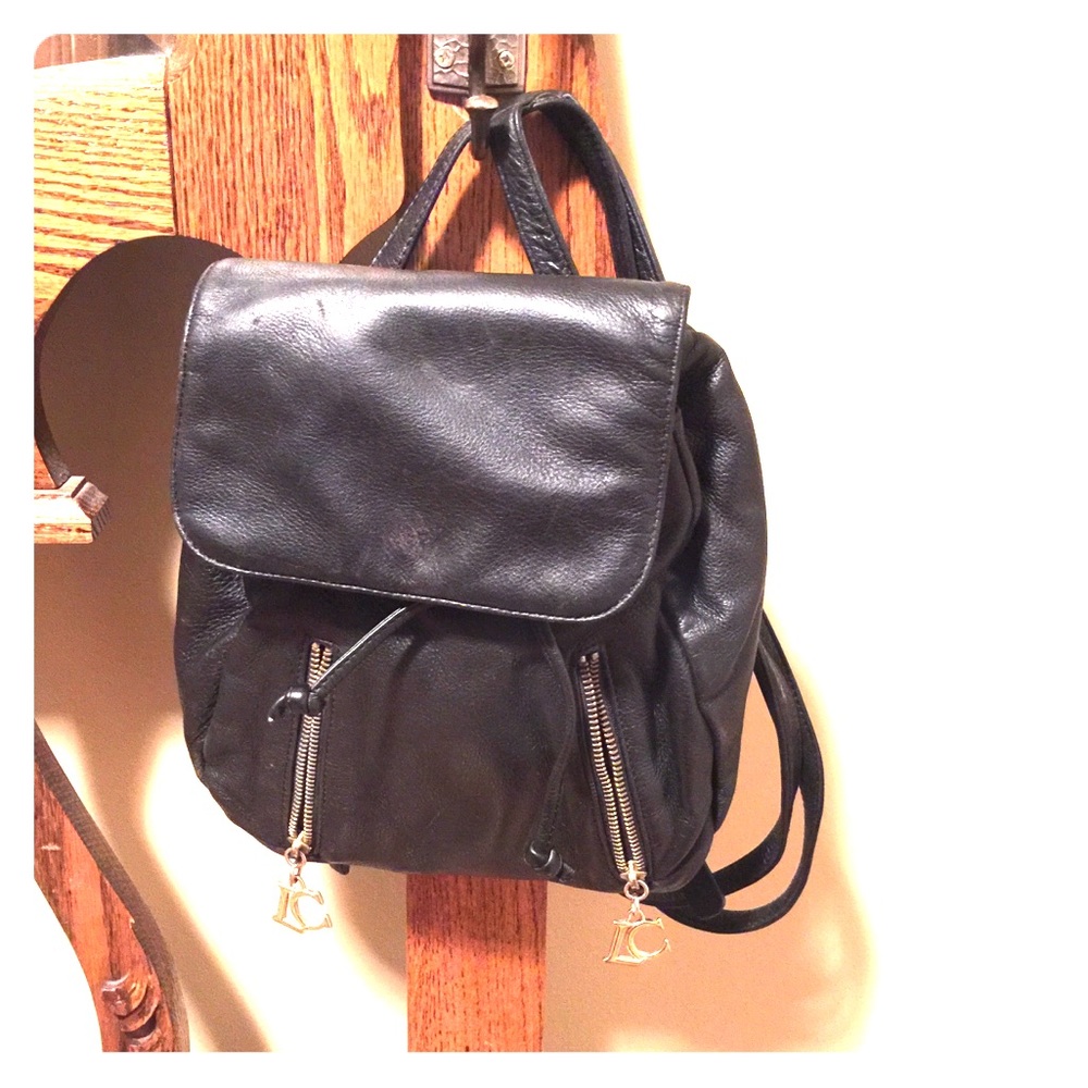 Genuine leather backpack purse!